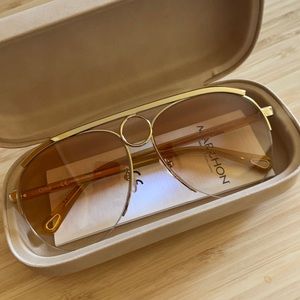 Brand new gold Chloe sunglasses